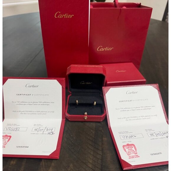 Cartier Love Hoops - Picture 1 of 6